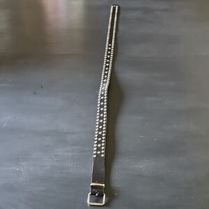 Studded Black Belt